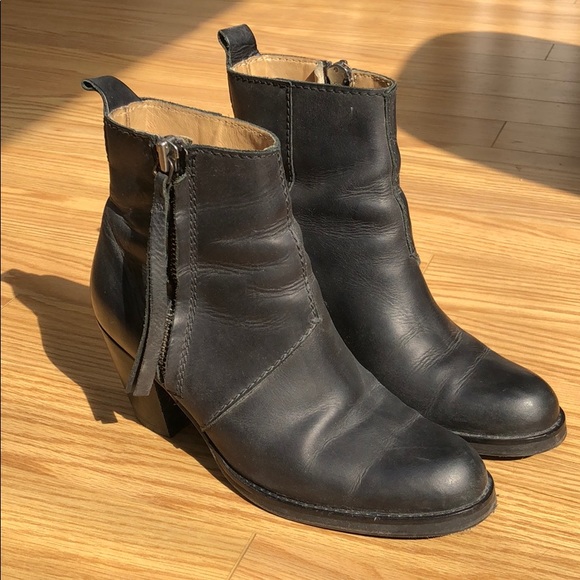 Acne Pistol Leather Boots - Picture 3 of 4